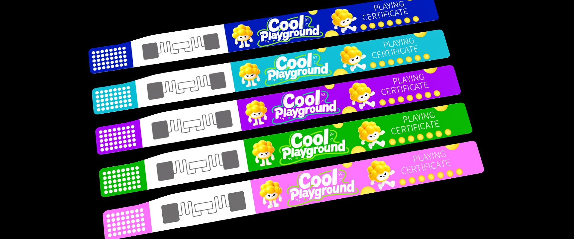 rfid打印腕带  娱乐腕带